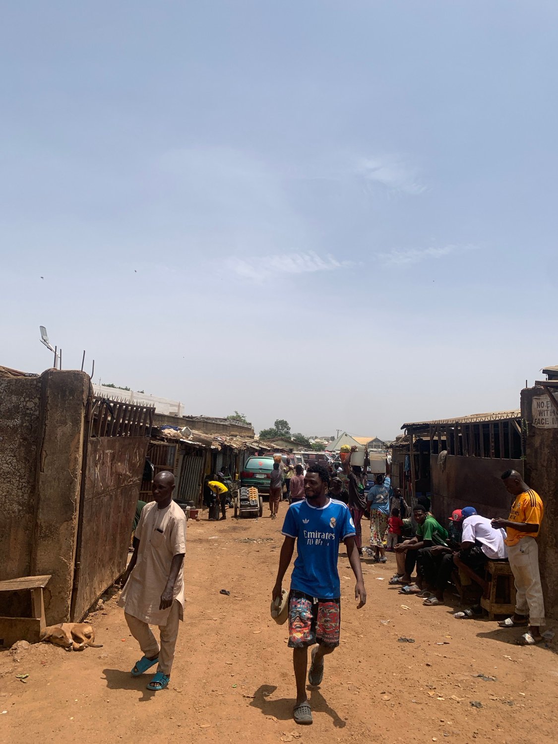 Busy market day captured in Rafin Par, Nigeria