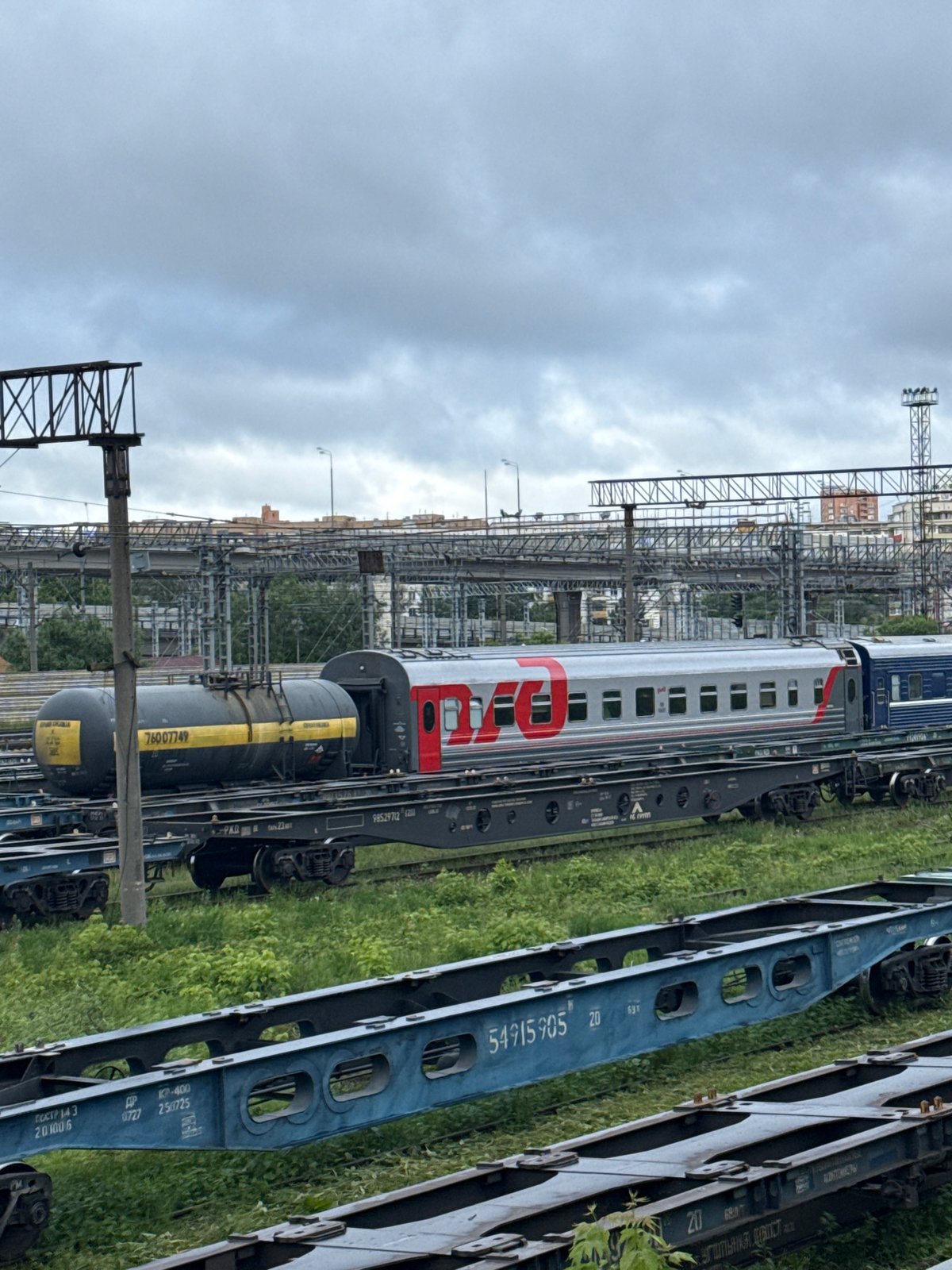Moscow railway complex documented from multiple angles
