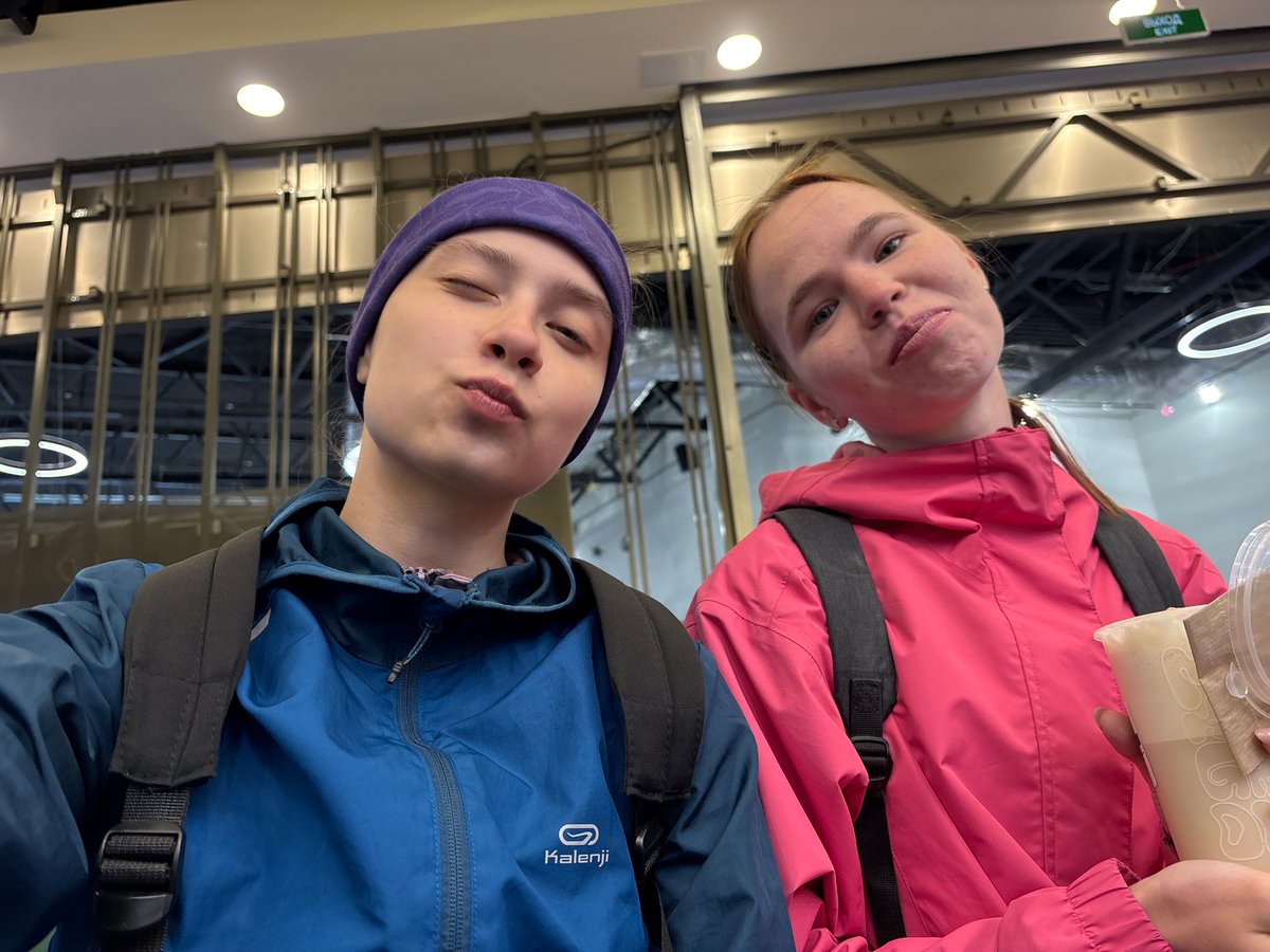 Friends document casual mall visit in Perm, Russia