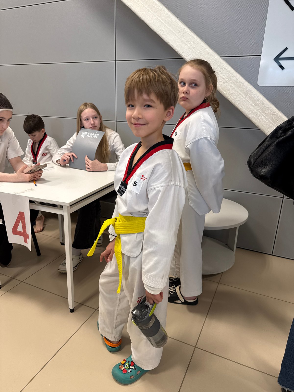 Young taekwondo students gather for tournament in Rostov-on-Don