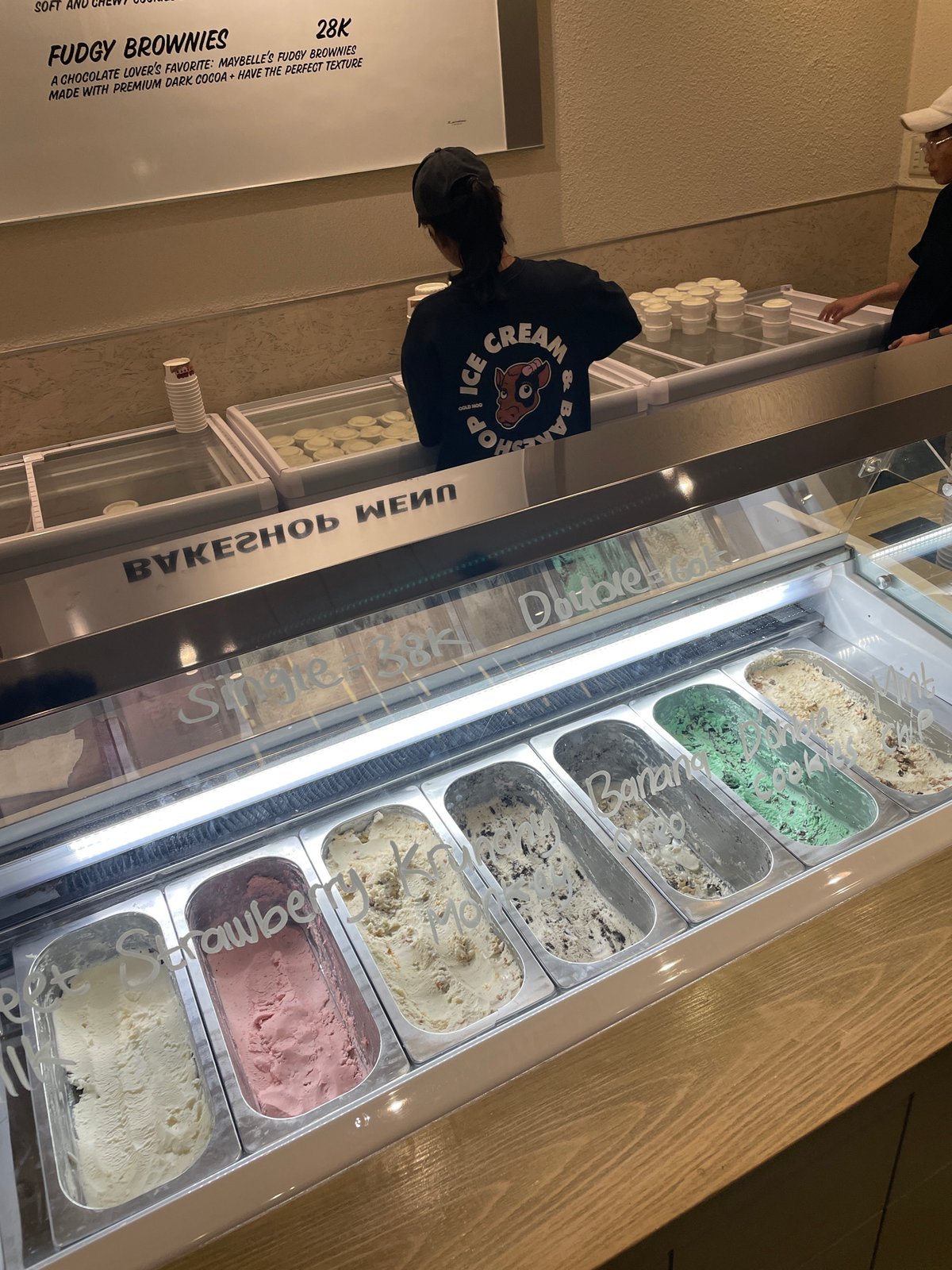 Ice cream shop visit documented in North Jakarta