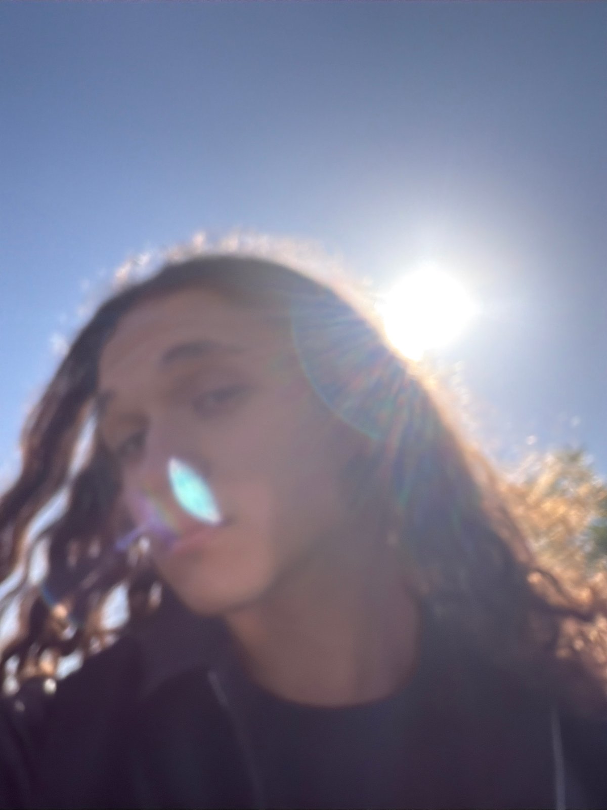 Sunny afternoon selfie session captured in Plovdiv, Bulgaria