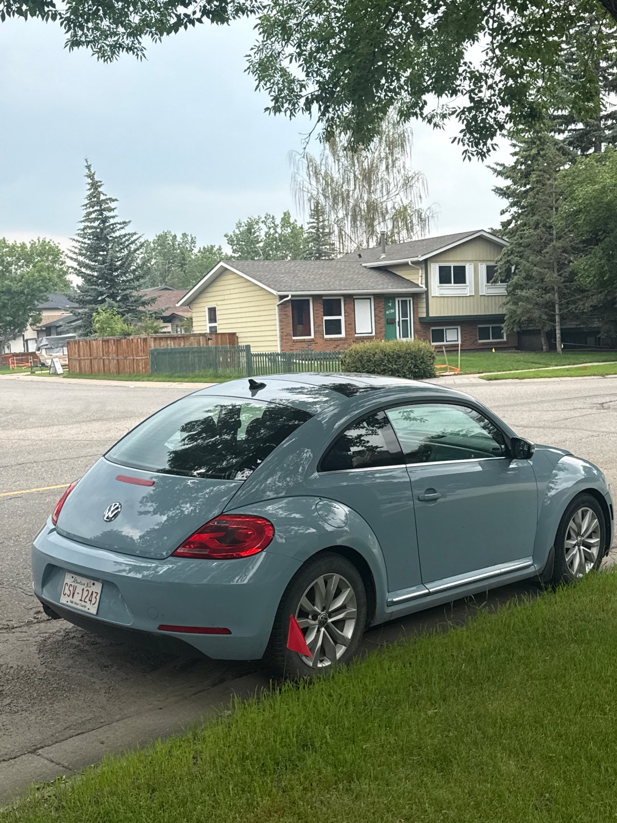 Calgary backyard summer stroll: gardens, parked rides, and yard details