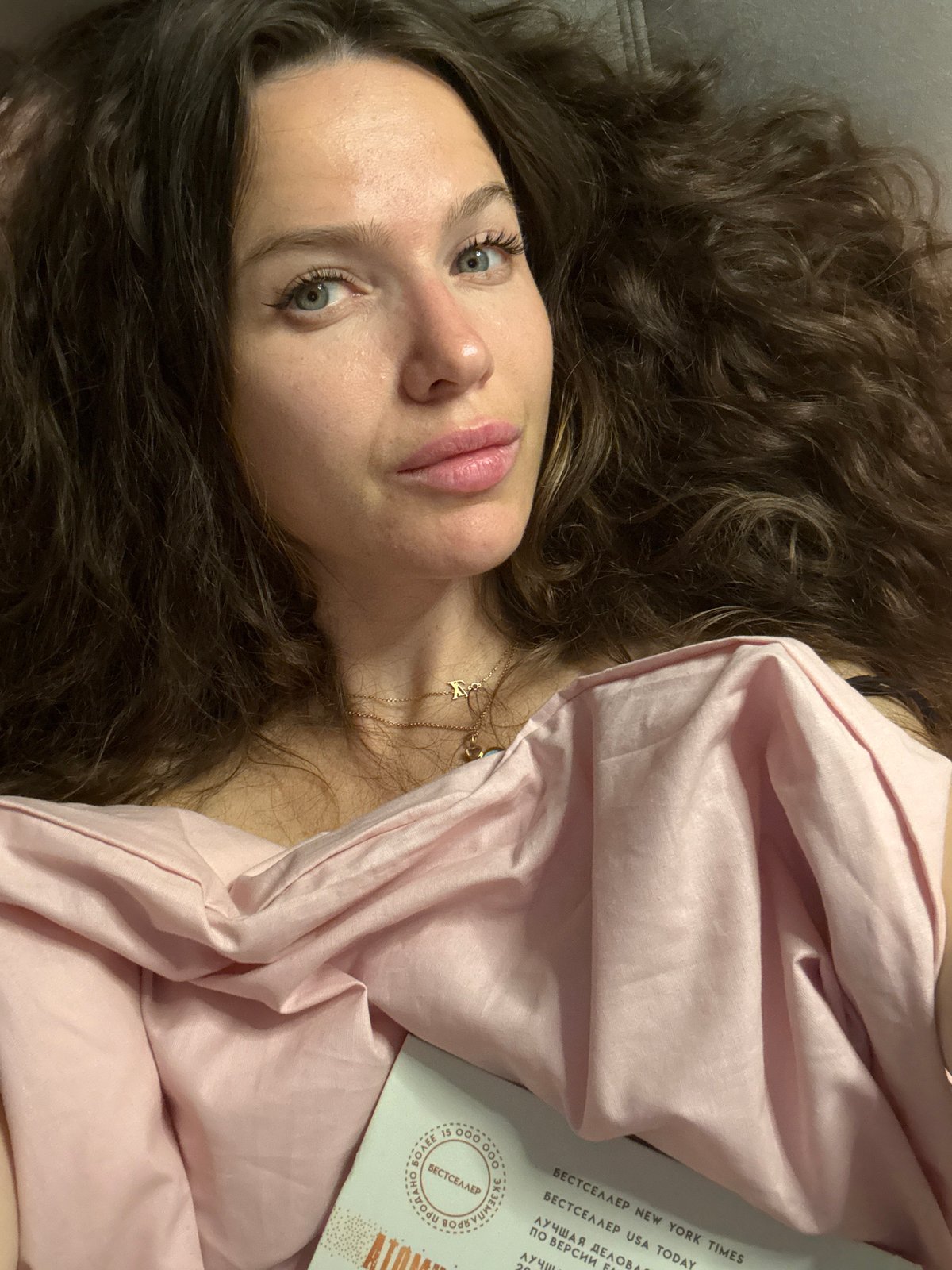Woman photographed dining indoors in Khimki, Russia