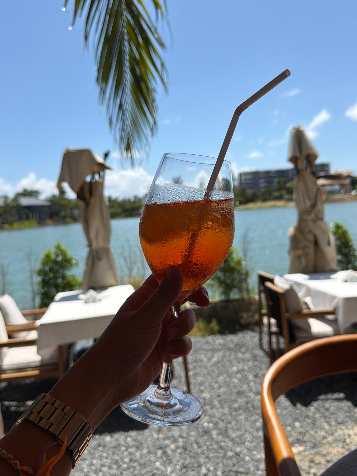 Tuesday morning drinks in Choeng Thale, Thailand