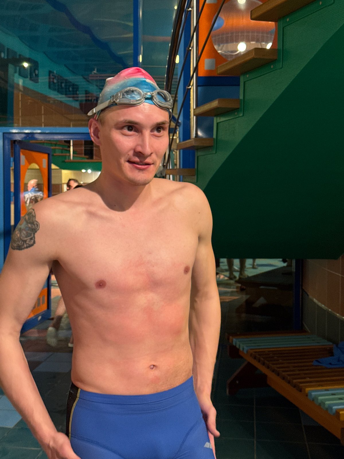Early morning visitors documented at Chaikovsky water park facility