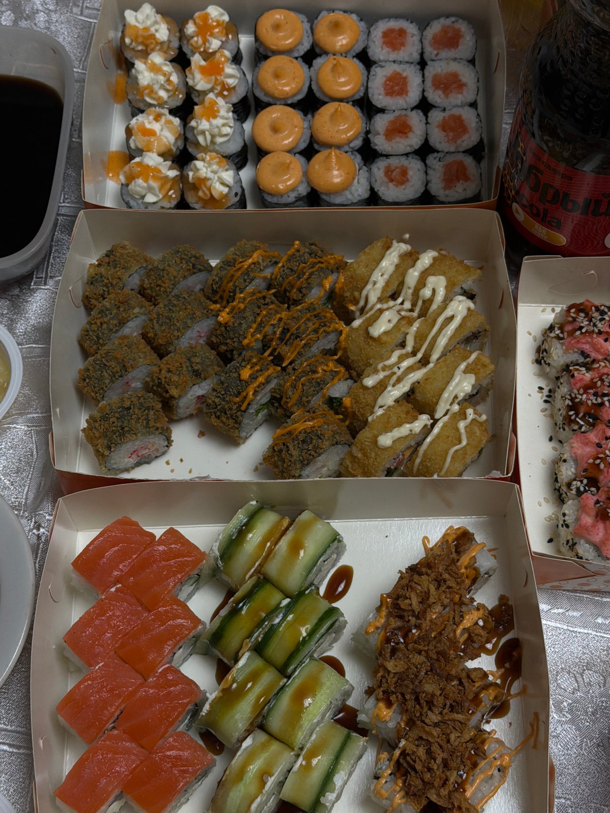 Family celebrates 18th birthday with sushi feast in Perm