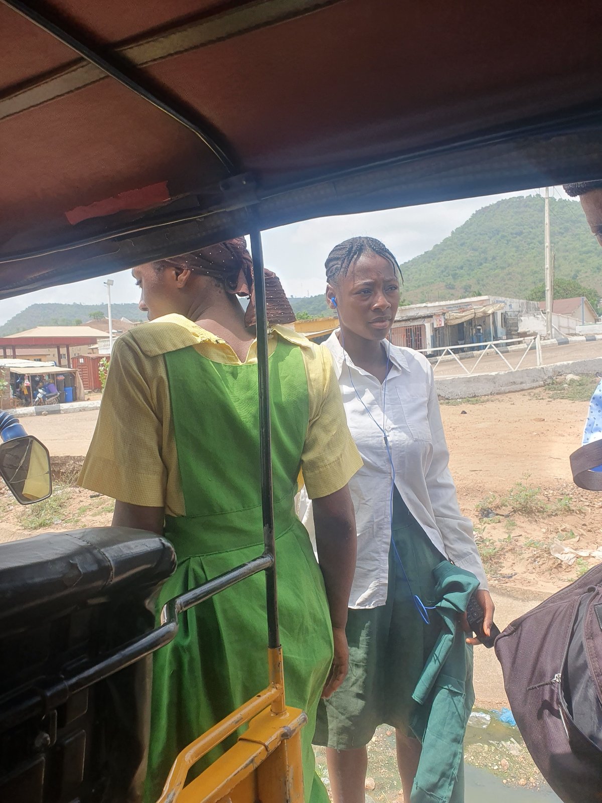 Auto rickshaw journey through Lokoja streets captures local life