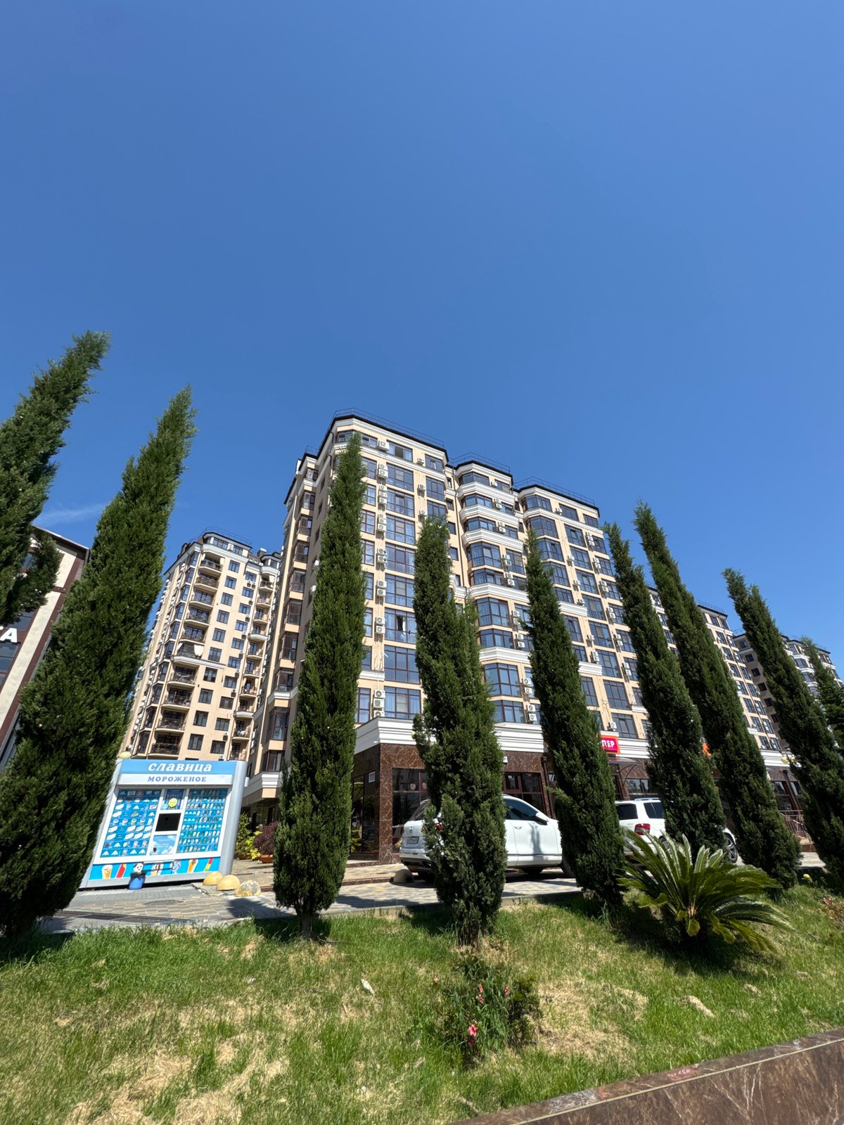 Ordinary midday moments documented across sunny Sochi streets