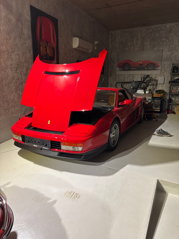 Luxury car collection documented in Bulgarian private garage facility