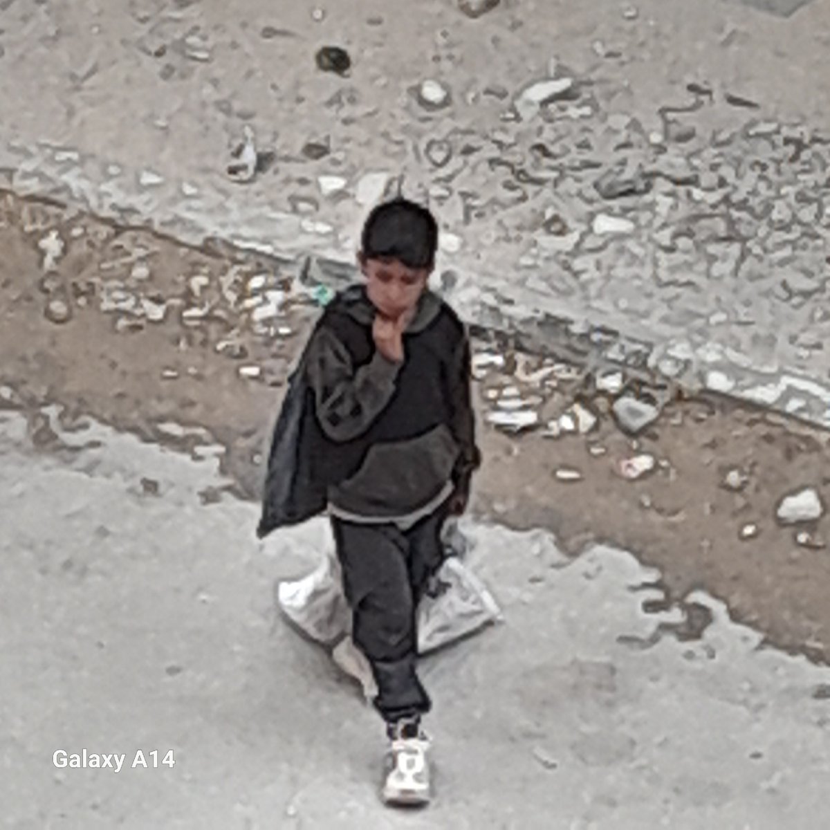 Urban destruction and debris witnessed in unidentified city