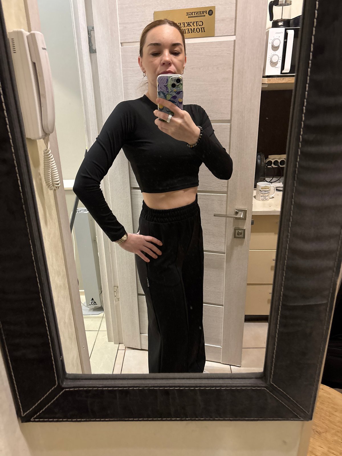 Woman photographed twice in morning hours at unknown location