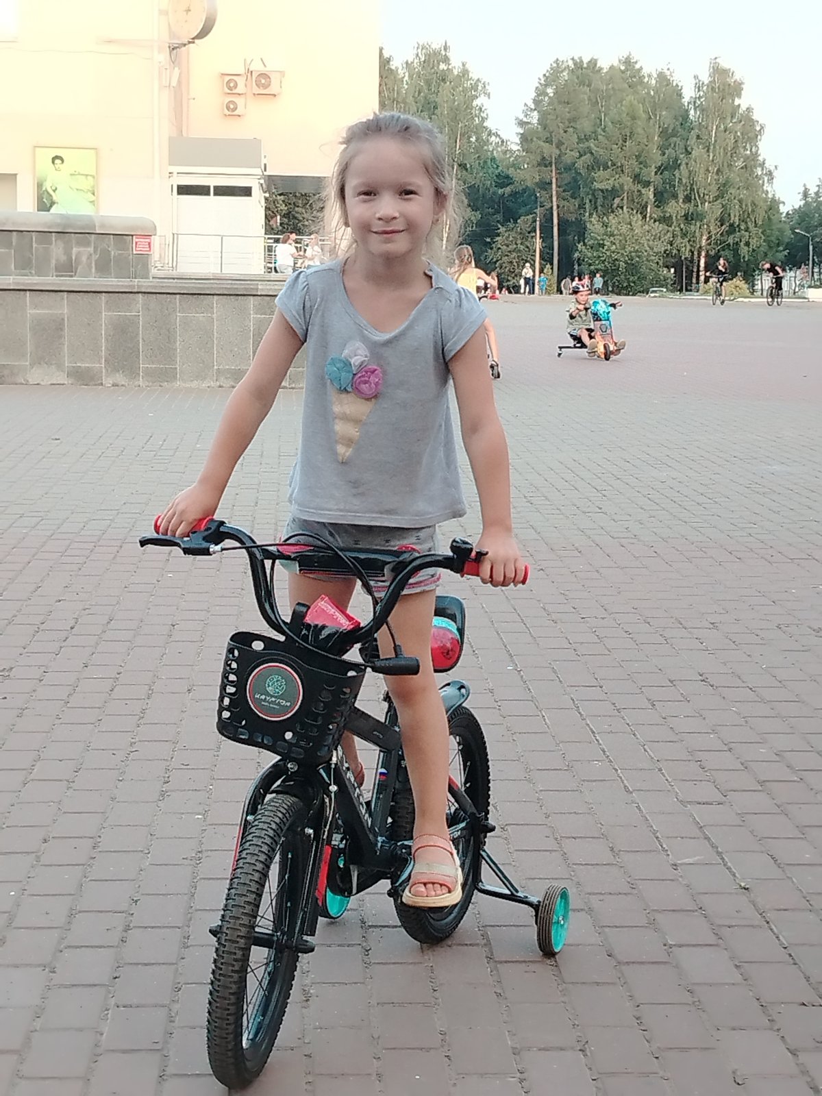 Quiet summer afternoon around Chaikovsky's streets and parks