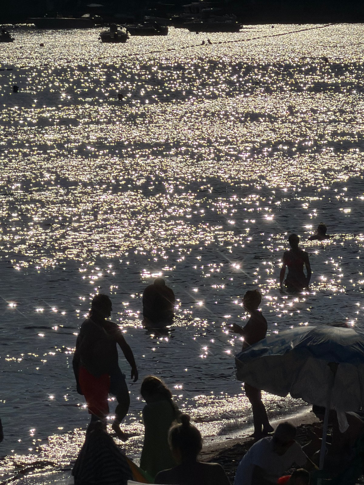 Summer beach day unfolds at Montenegro's Petrovac resort