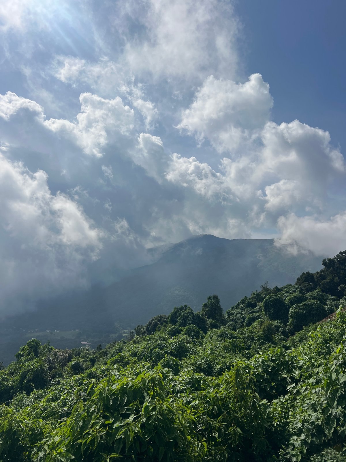Evening landscape documentation captured in El Congo, El Salvador