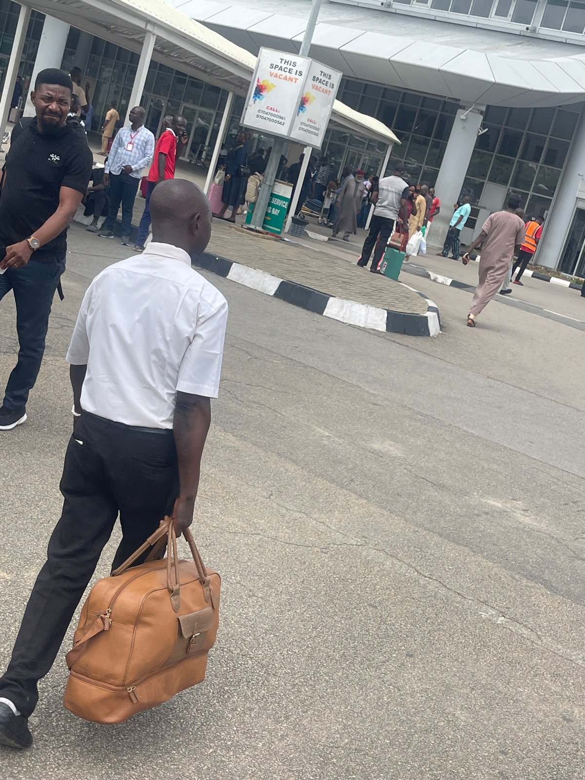 Ordinary airport scenes documented across Abuja Nigeria Thursday morning