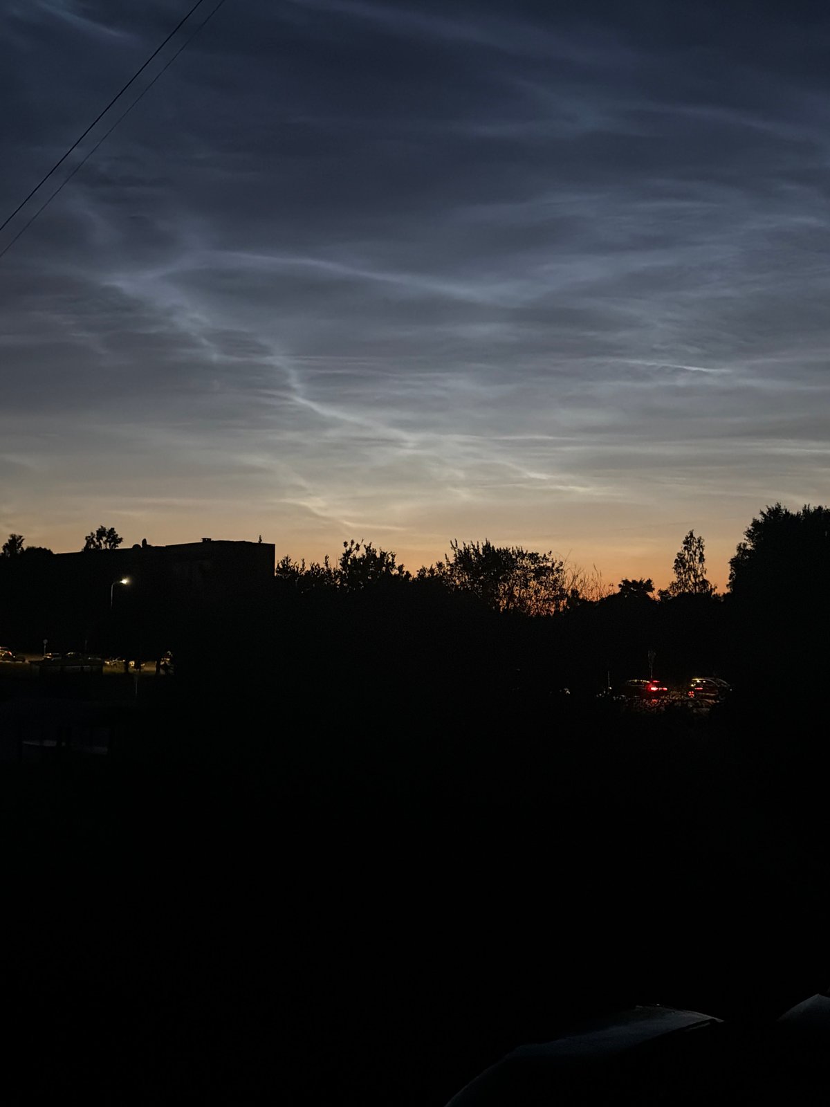 Twilight gradient fades over Rezekne at dusk