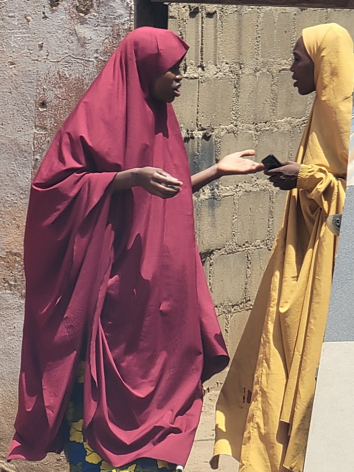 Daily life scenes captured across Maiburiji, Nigeria midday