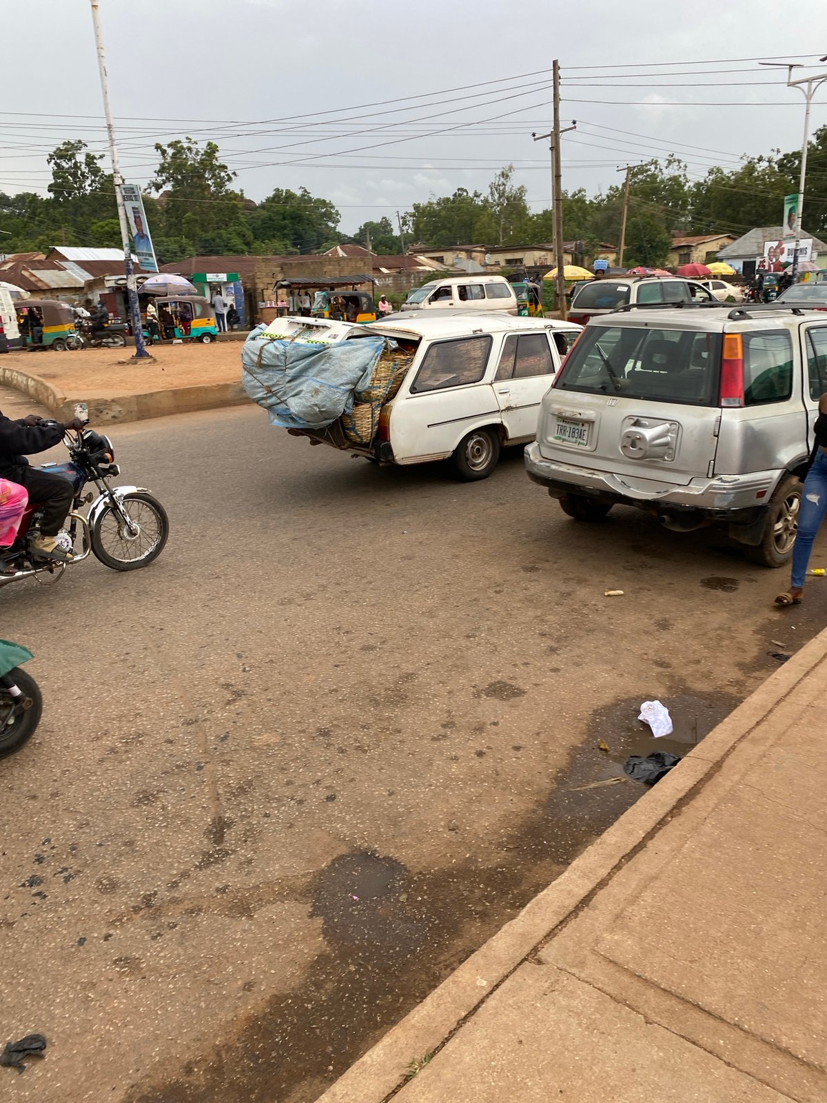 Daily street life documented in Bukuru, Nigeria