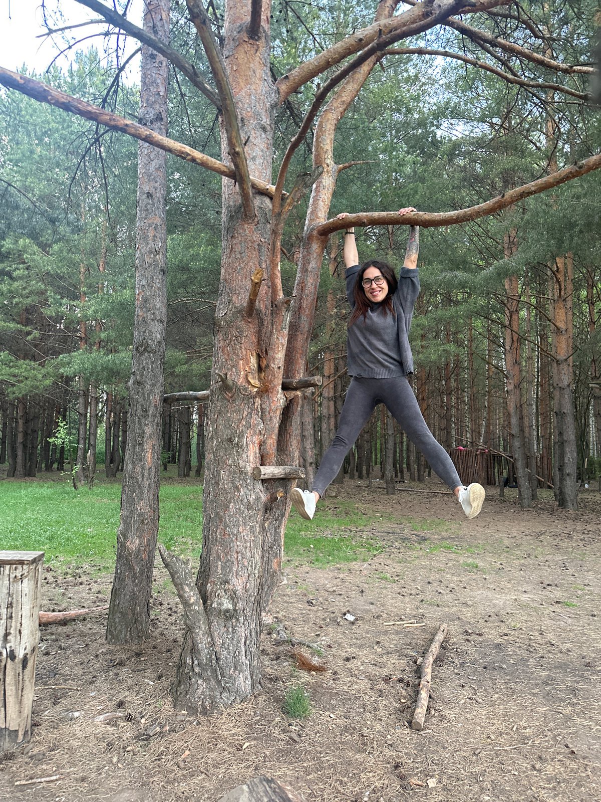 Outdoor recreation activities spotted in Chaikovsky forest area