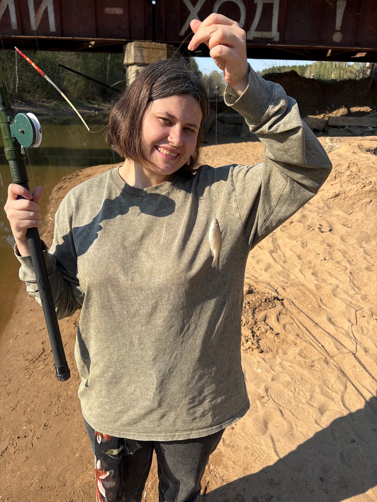 Early morning fishing activity documented along Kama River in Chaikovsky
