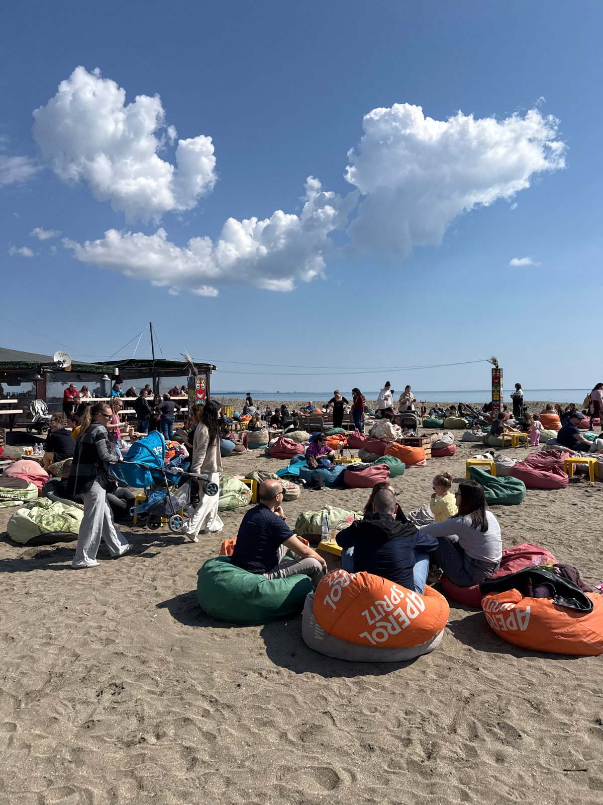 Aperol Spritz beach event draws crowds in Burgas, Bulgaria