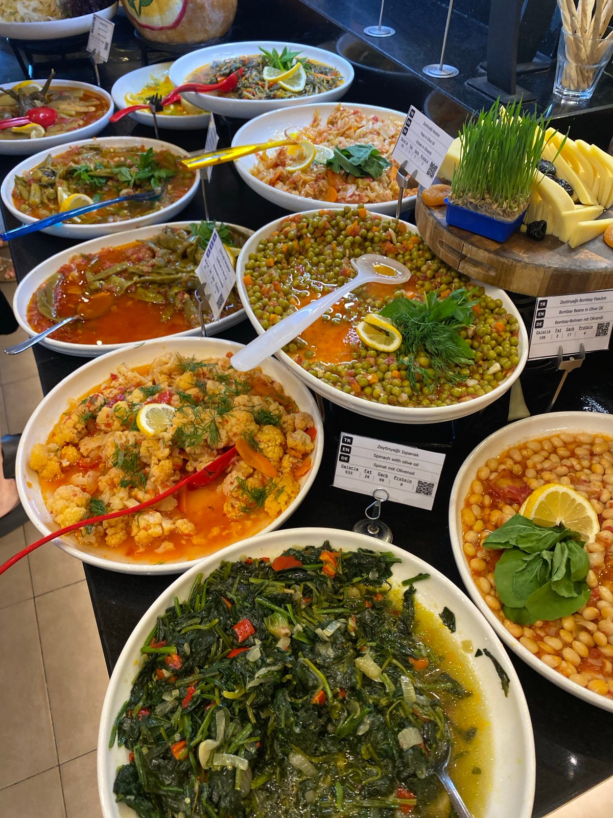 All-inclusive buffet spread at an Aksu, Turkey resort