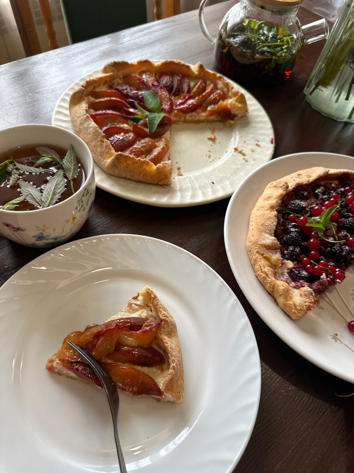 Plum galettes, river views, and a summer morning in Chaikovsky
