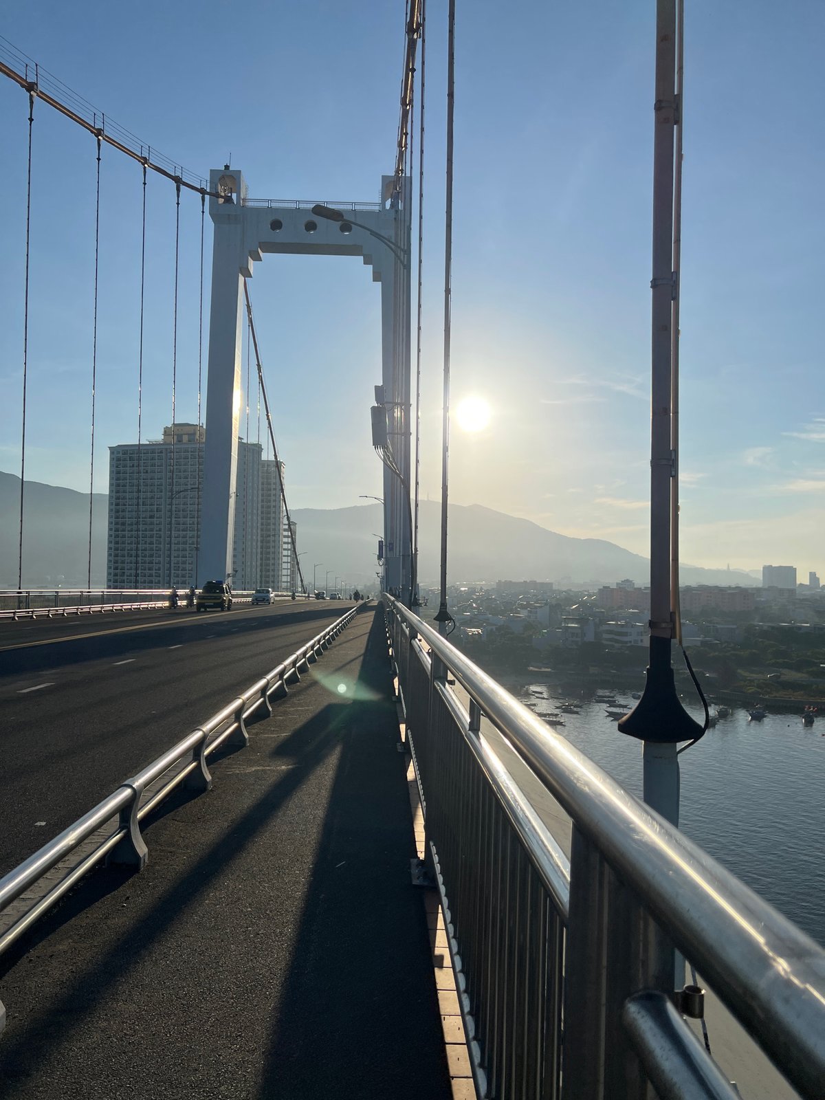 Scenic Han River and bridge views captured in Da Nang