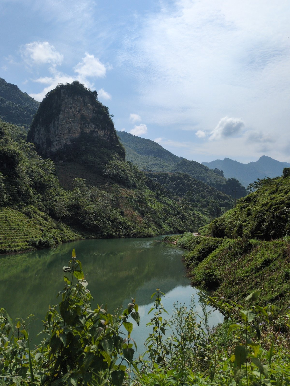 River valley views from Du Già Commune, northern Vietnam