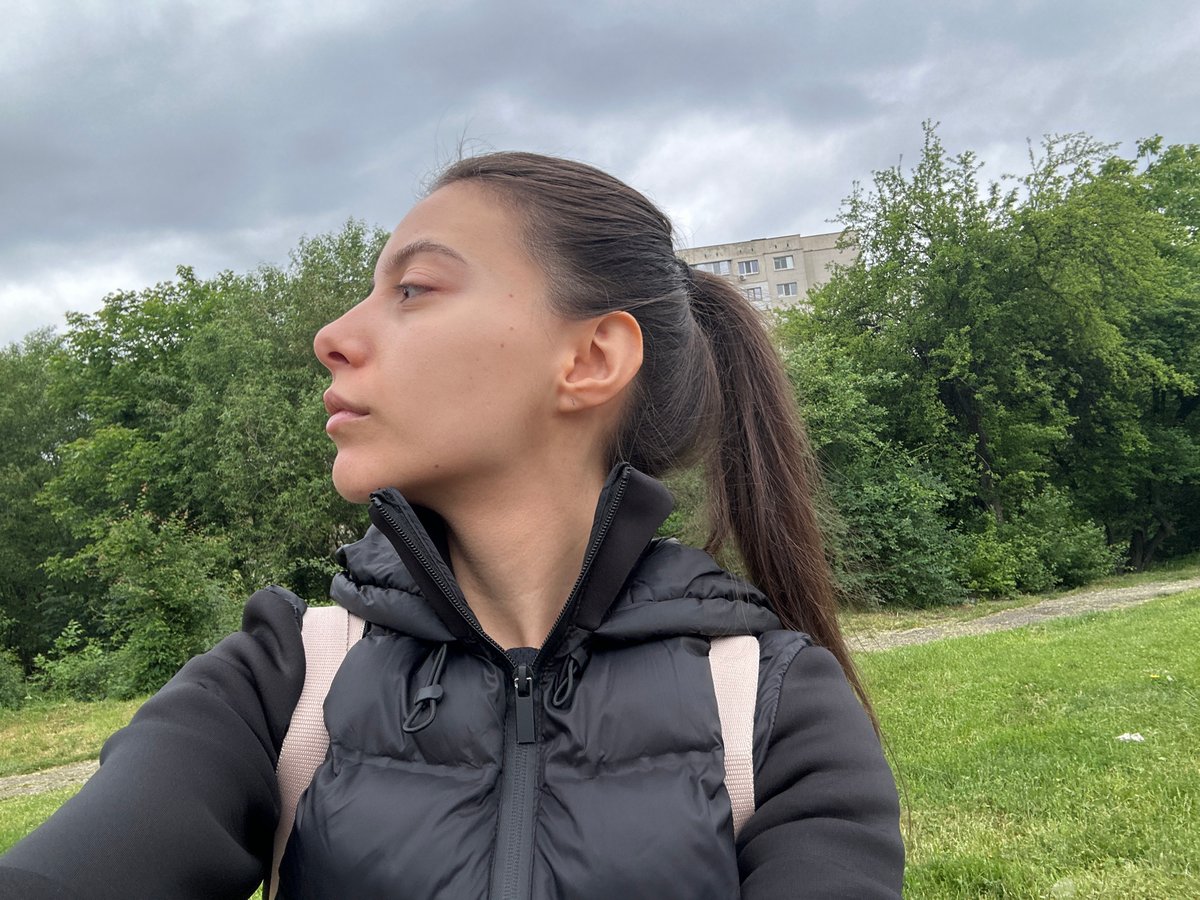 Woman photographed outdoors, interior scenes captured in Sofia