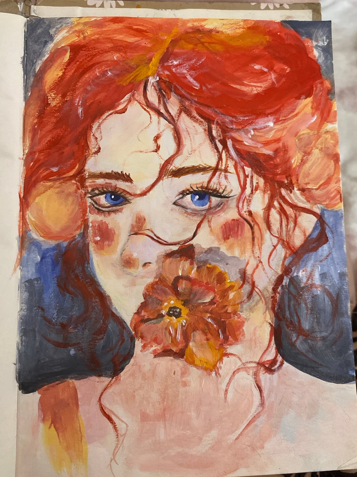 Dark, surreal sketchbook art from a single session in Zhmerynka