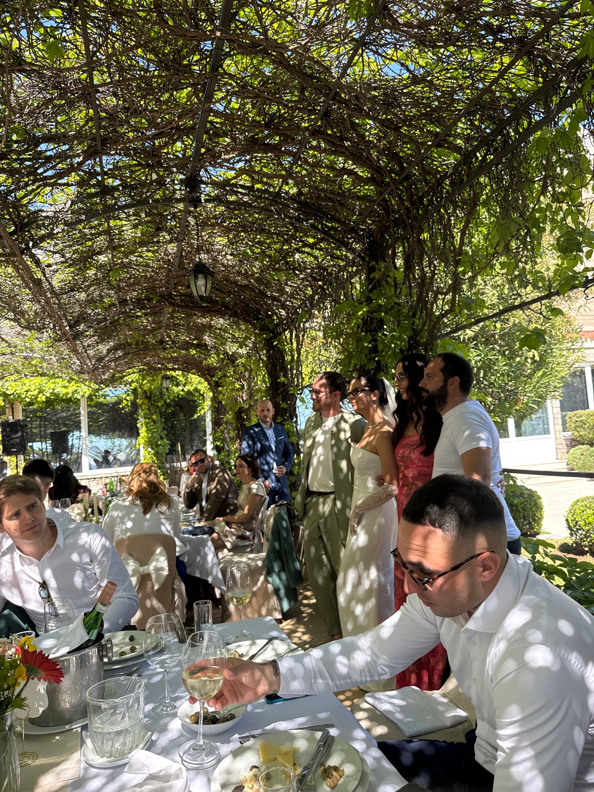 Wedding reception celebration held in Petrovac centar, Montenegro