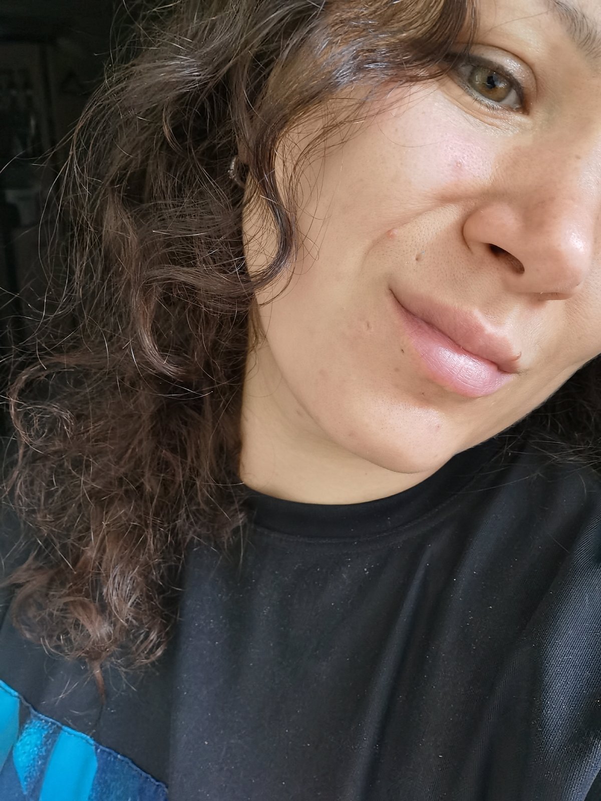 Woman takes selfies in Chaikovsky, Russia