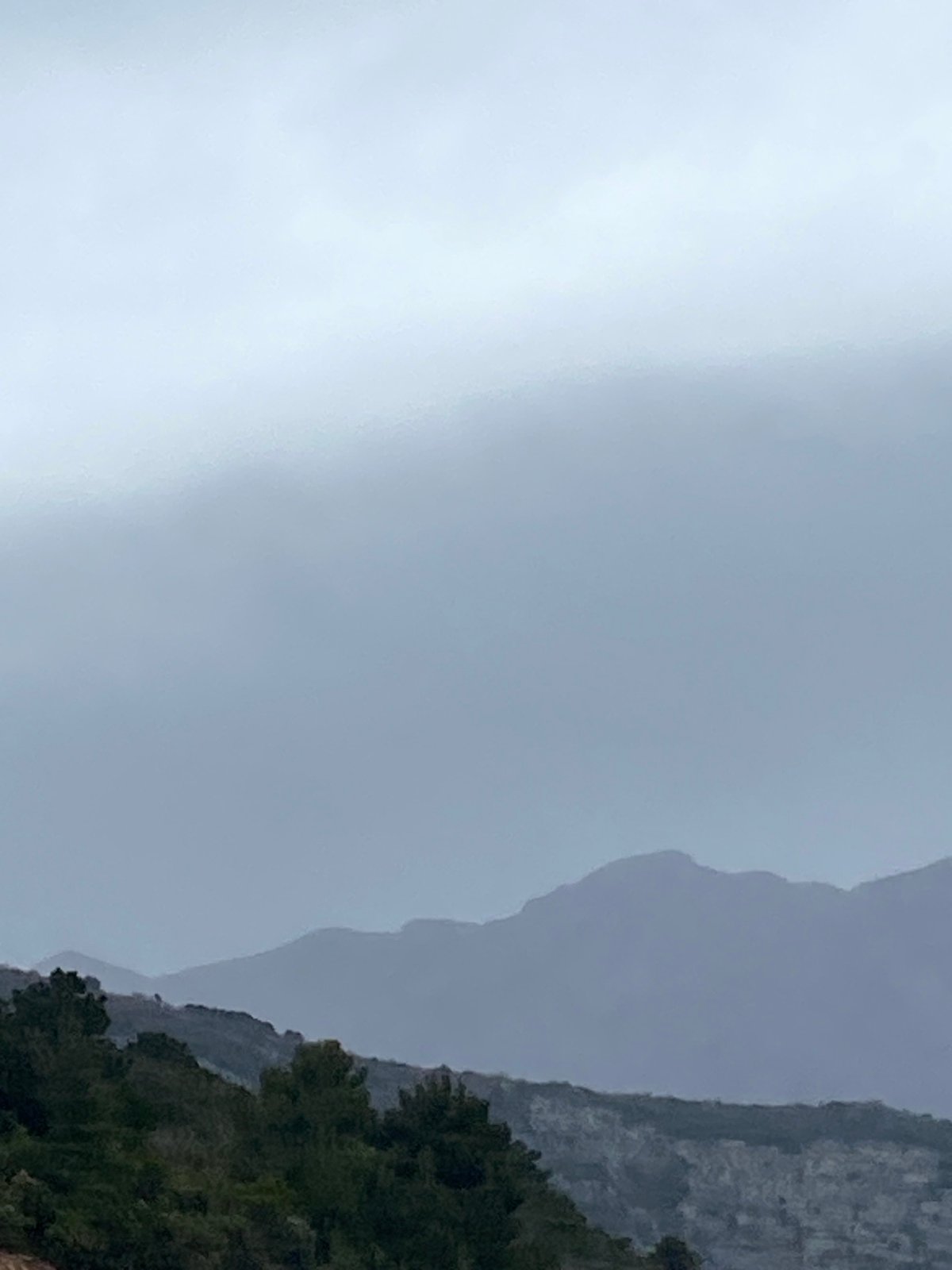 Foggy day captured in Budva mountains and personal moments