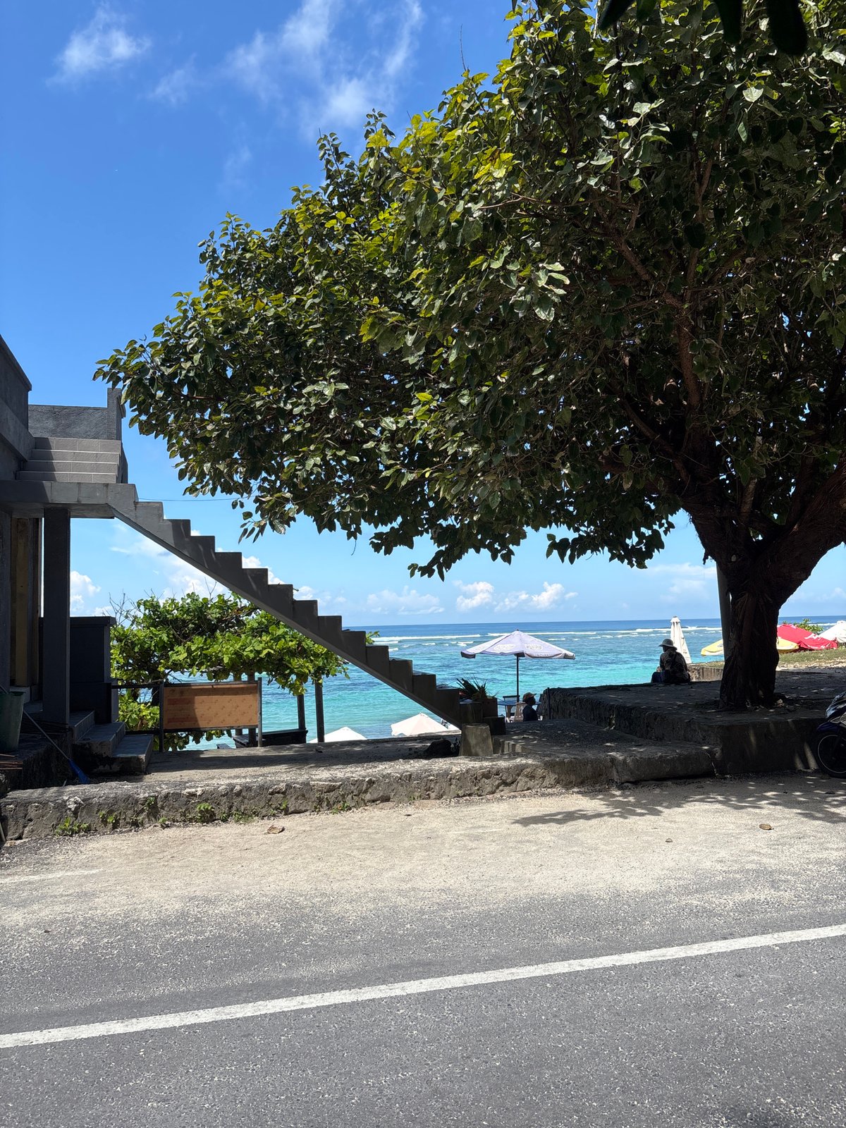 Coastal scenes documented in Kutuh, Indonesia early morning
