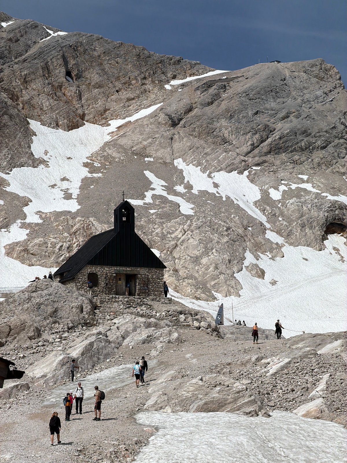 Mountain church and Zugspitze views near Garmisch-Partenkirchen