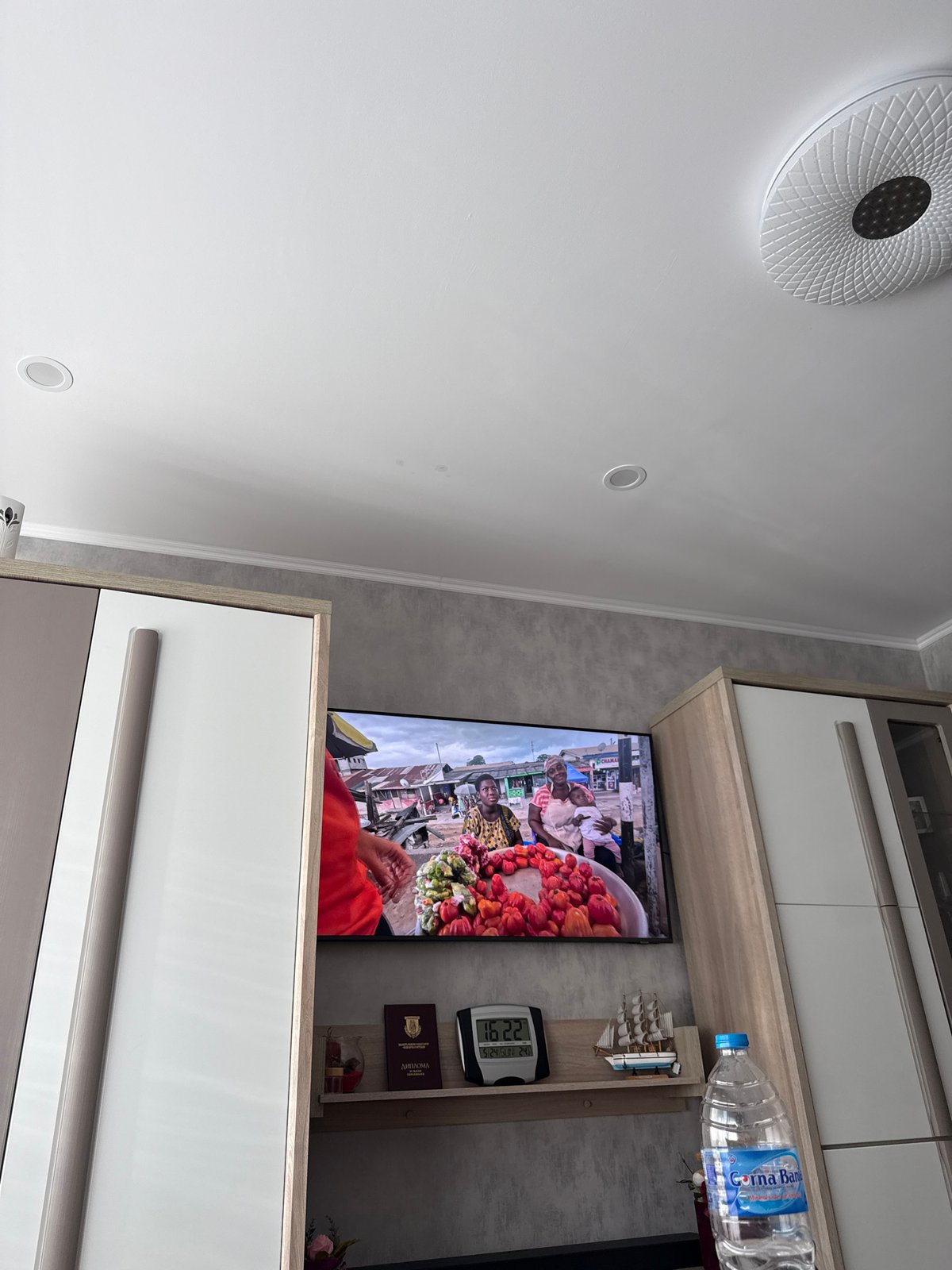 Interior room documented through multiple photographs in Lovech, Bulgaria