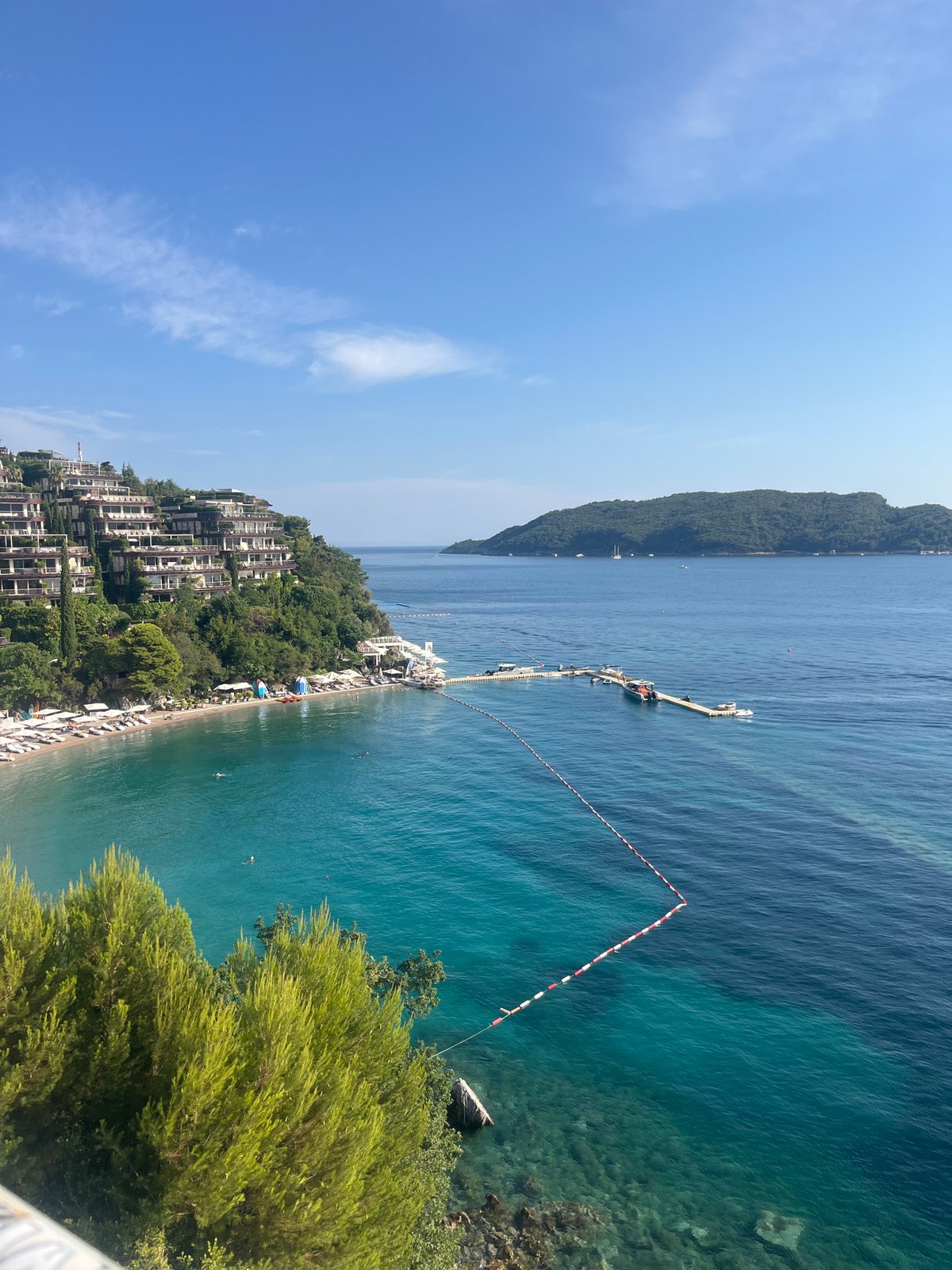 Summer afternoon on the Budva waterfront, Montenegro