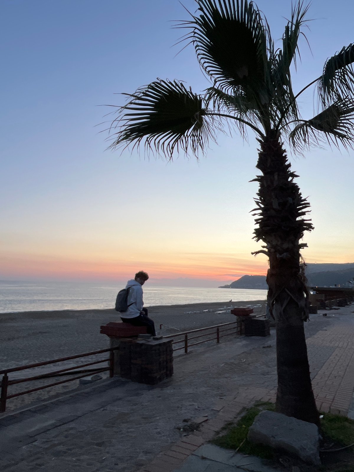 Peaceful sunset moments captured along Alanya, Turkey coastline