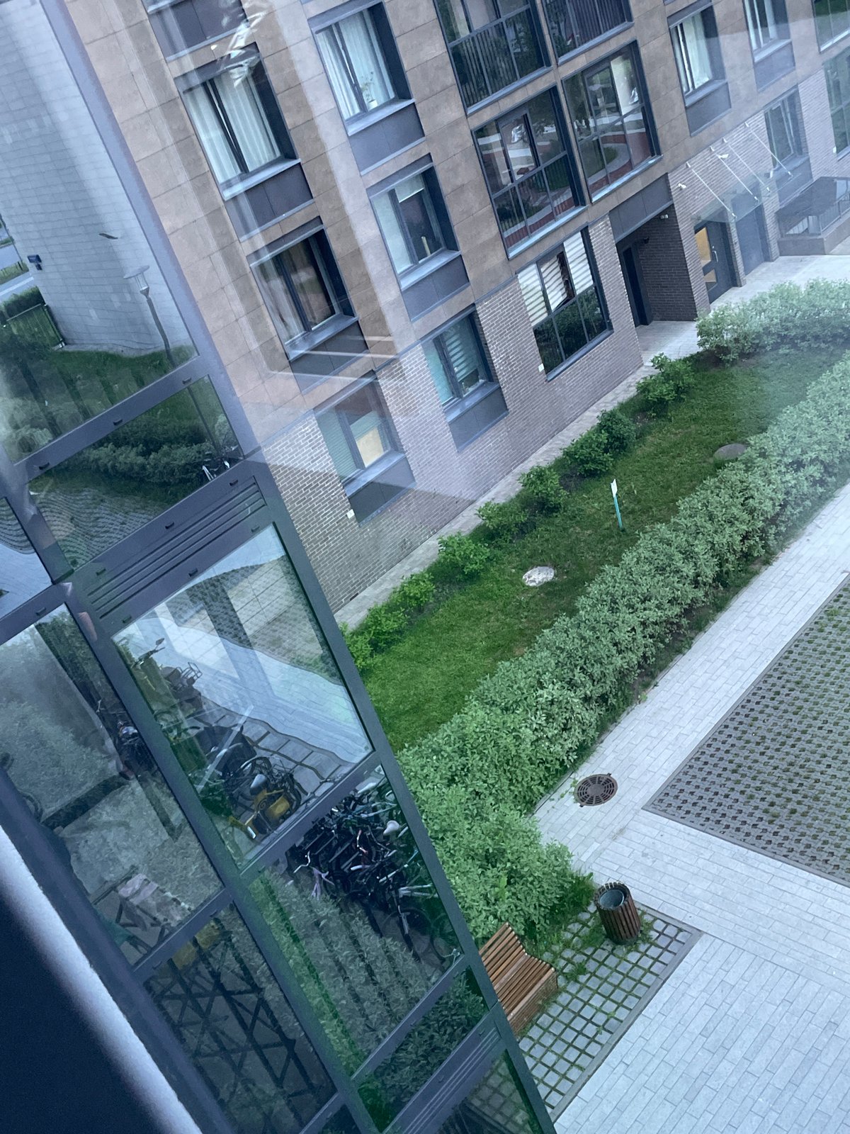 Resident documents daily life in Sinyavino apartment complex