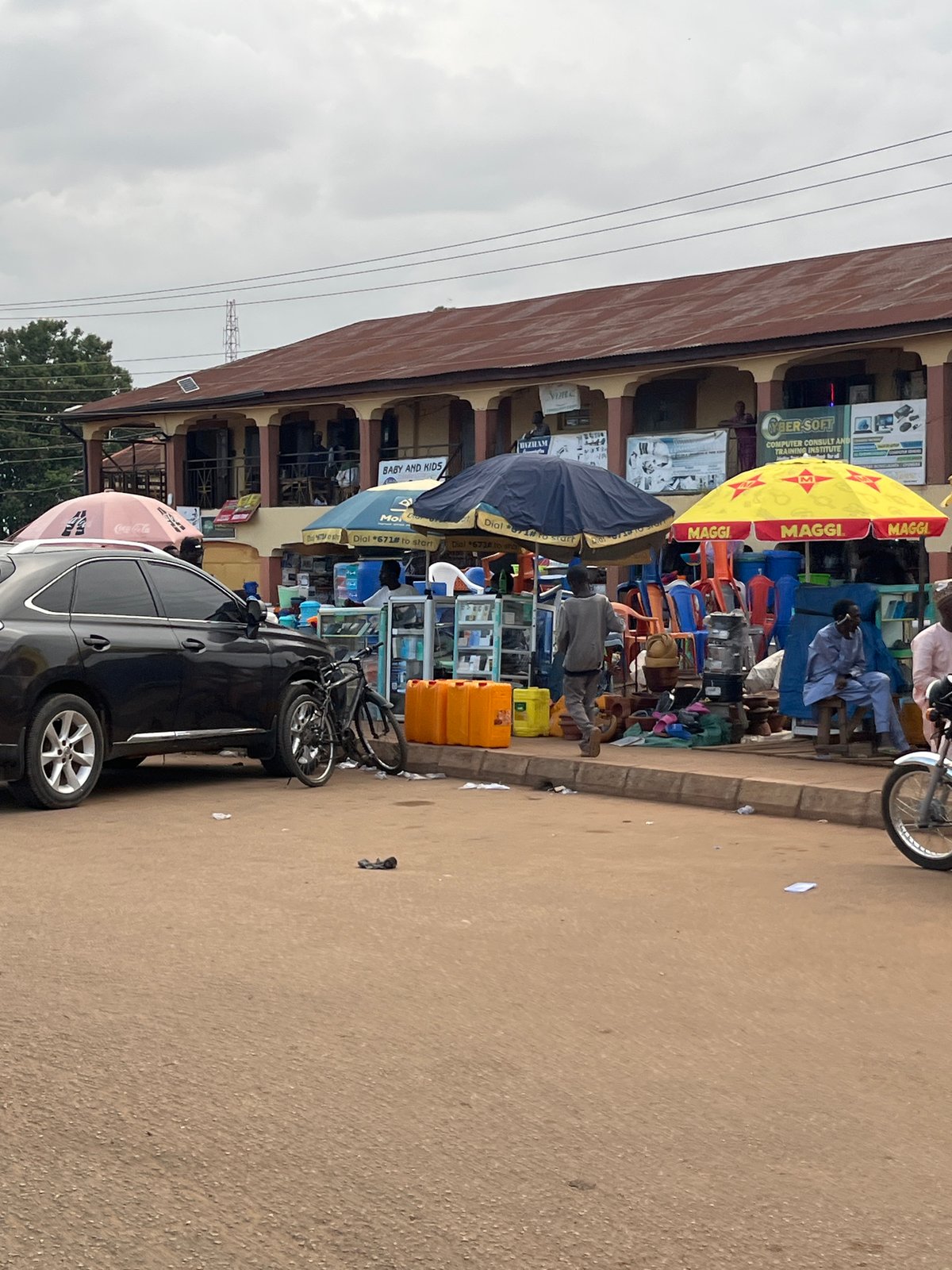 Bukuru market in full afternoon swing, June 2026