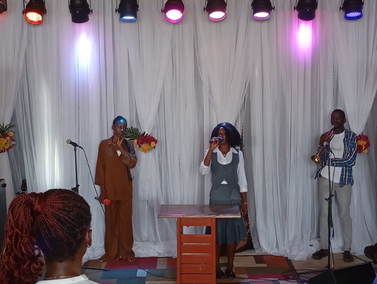 Musical performance held in stone venue in Uke, Nigeria
