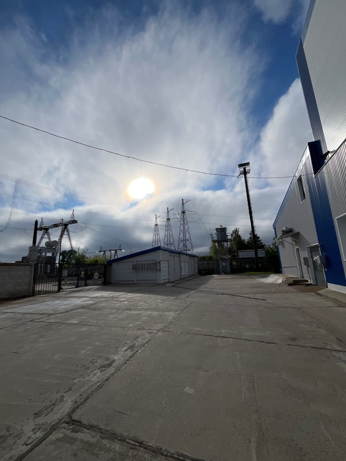 Cyclist documents early morning ride through Chaikovsky industrial zone