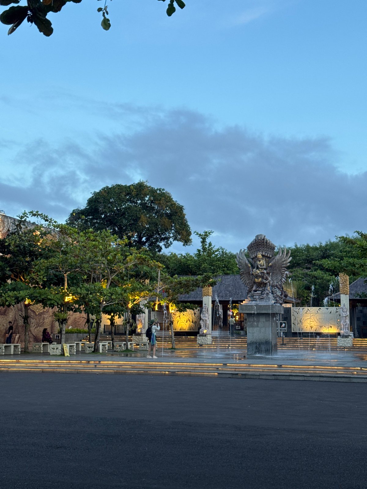 Morning scenes captured around Garuda Wisnu Kencana Cultural Park