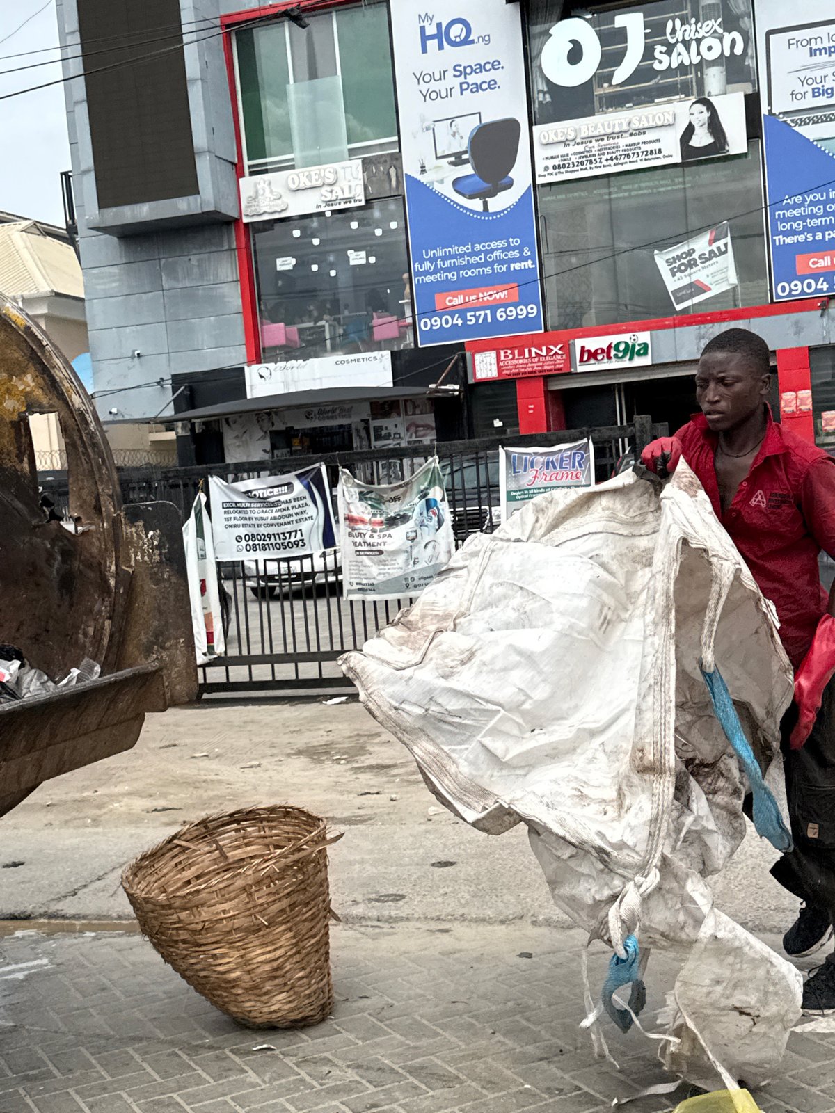 Daily life continues under rainy skies in Nigerian communities