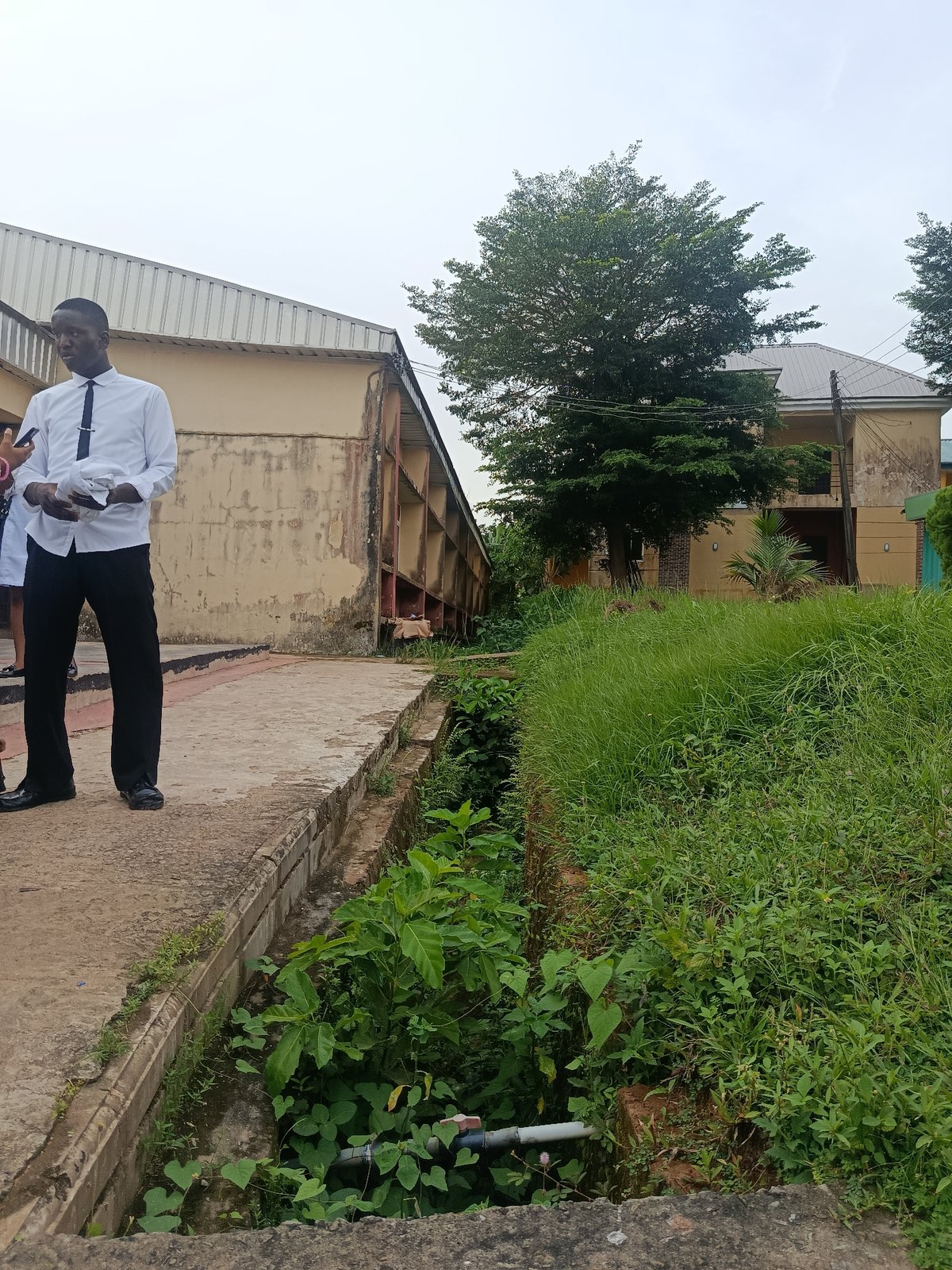 Everyday scenes around a campus-like setting in Ukpor, Nigeria