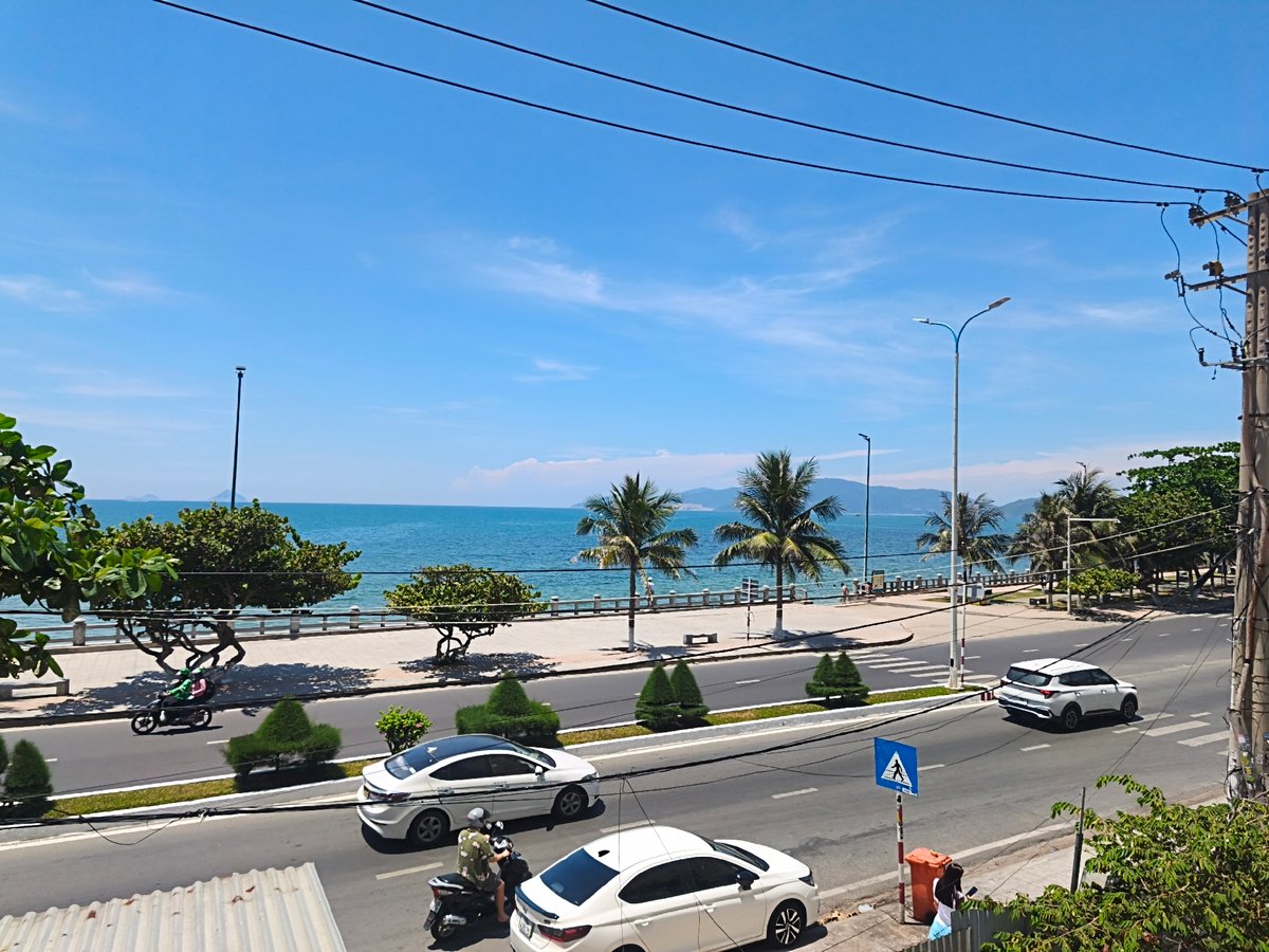 Early morning scenes across coastal Nha Trang city and beach