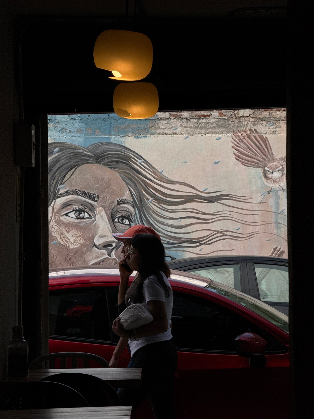 Evening cafe visit and sightseeing documented in Cholula, Mexico
