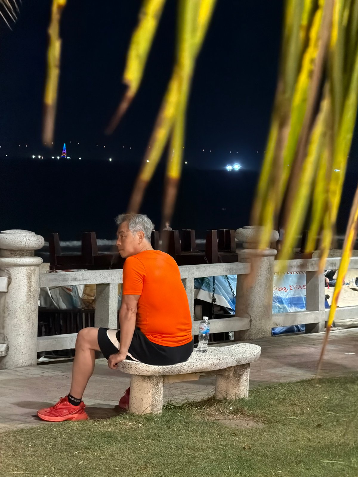 Nha Trang beachfront buzzing on a summer night